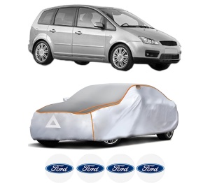 Husa Prelata Antigrindina Auto FORD FOCUS C-MAX (DM2) din 2003-2007, Protectie auto contra intemperiilor la grindina, Waterproof, 4x Stickere auto FORD - Img 2