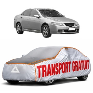 Husa Prelata Antigrindina Auto HONDA ACCORD VII (CL, CN) din 2002-2008, Protectie auto contra intemperiilor la grindina, Waterproof, 4x Stickere auto HONDA
