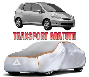 Husa Prelata Antigrindina Auto HONDA JAZZ II (GD_, GE3, GE2) din 2002-2008, Protectie auto contra intemperiilor la grindina, Waterproof, 4x Stickere auto HONDA