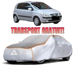 Husa Prelata Antigrindina Auto HYUNDAI GETZ (TB) din 2002-2010, Protectie auto contra intemperiilor la grindina, Waterproof, 4x Stickere auto HYUNDAI
