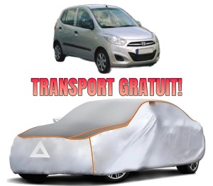 Husa Prelata Antigrindina Auto HYUNDAI i10 I (PA) din 2007-2018, Protectie auto contra intemperiilor la grindina, Waterproof, 4x Stickere auto HYUNDAI