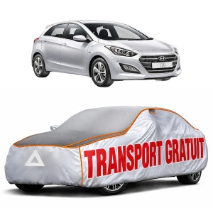 Husa Prelata Antigrindina Auto HYUNDAI i30 (GD) din 2011-2016, Protectie auto contra intemperiilor la grindina, Waterproof, 4x Stickere auto HYUNDAI