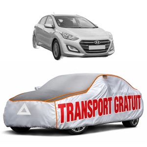 Husa Prelata Antigrindina Auto HYUNDAI i30 Hatchback Van (GDE) din 2015-2017, Protectie auto contra intemperiilor la grindina, Waterproof, 4x Stickere auto HYUNDAI