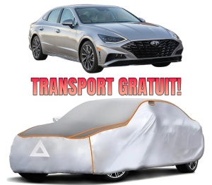 Husa Prelata Antigrindina Auto HYUNDAI SONATA VIII (DN8) din 2020, Protectie auto contra intemperiilor la grindina, Waterproof, 4x Stickere auto HYUNDAI