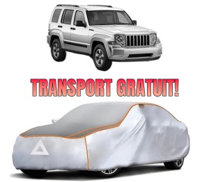 Husa Prelata Antigrindina Auto JEEP LIBERTY din 2001-2008, Protectie auto contra intemperiilor la grindina, Waterproof, 4x Stickere auto JEEP