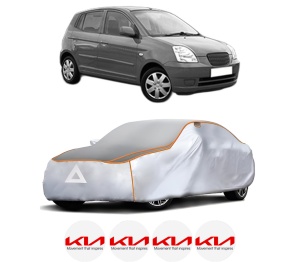 Husa Prelata Antigrindina Auto KIA PICANTO I (SA) din 2004-2011, Protectie auto contra intemperiilor la grindina, Waterproof, 4x Stickere auto KIA - Img 2