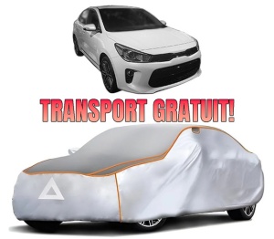Husa Prelata Antigrindina Auto KIA RIO IV Hatchback Van (YB, SC, FB) din 2017, Protectie auto contra intemperiilor la grindina, Waterproof, 4x Stickere auto KIA