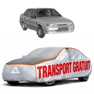 Husa Prelata Antigrindina Auto LADA SAMARA Hatchback (2113, 2114) din 2003-2013, Protectie auto contra intemperiilor la grindina, Waterproof, 4x Stickere auto LADA