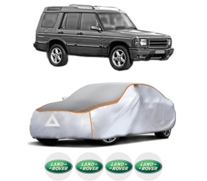 Husa Prelata Antigrindina Auto LAND ROVER DISCOVERY II (L318) din 1998-2004, Protectie auto contra intemperiilor la grindina, Waterproof, 4x Stickere auto LAND ROVER - Img 2