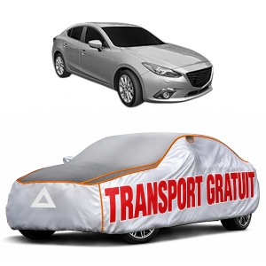 Husa Prelata Antigrindina Auto MAZDA 3 Hatchback (BP) din 2018-2021, Protectie auto contra intemperiilor la grindina, Waterproof, 4x Stickere auto MAZDA