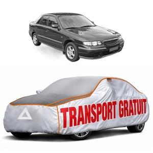 Husa Prelata Antigrindina Auto MAZDA 626 V Hatchback (GF) din 1997-2002, Protectie auto contra intemperiilor la grindina, Waterproof, 4x Stickere auto MAZDA