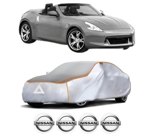 Husa Prelata Antigrindina Auto NISSAN 370Z Roadster (Z34) din 2009-2010, Protectie auto contra intemperiilor la grindina, Waterproof, 4x Stickere auto NISSAN - Img 2
