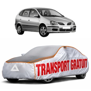 Husa Prelata Antigrindina Auto NISSAN ALMERA TINO (V10) din 2000-2006, Protectie auto contra intemperiilor la grindina, Waterproof, 4x Stickere auto NISSAN