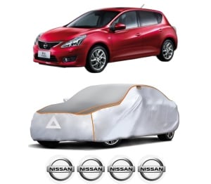 Husa Prelata Antigrindina Auto NISSAN TIIDA Hatchback (C12) din 2013, Protectie auto contra intemperiilor la grindina, Waterproof, 4x Stickere auto NISSAN - Img 2