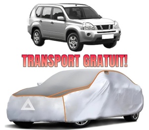 Husa Prelata Antigrindina Auto NISSAN X-TRAIL II (T31) din 2007-2014, Protectie auto contra intemperiilor la grindina, Waterproof, 4x Stickere auto NISSAN