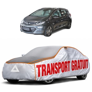 Husa Prelata Antigrindina Auto OPEL AMPERA-E (F17) din 2017-2019, Protectie auto contra intemperiilor la grindina, Waterproof, 4x Stickere auto OPEL