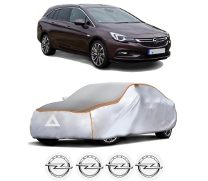 Husa Prelata Antigrindina Auto OPEL ASTRA K Sports Tourer (B16) din 2015-2022, Protectie auto contra intemperiilor la grindina, Waterproof, 4x Stickere auto OPEL - Img 2