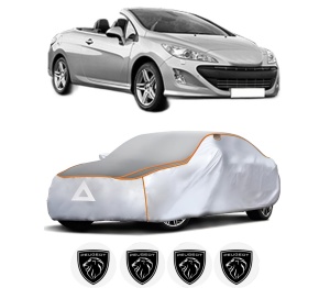 Husa Prelata Antigrindina Auto PEUGEOT 308 CC (4B_) din 2009-2014, Protectie auto contra intemperiilor la grindina, Waterproof, 4x Stickere auto PEUGEOT - Img 2