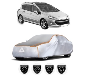 Husa Prelata Antigrindina Auto PEUGEOT 308 SW I (4E_, 4H_) din 2007-2014, Protectie auto contra intemperiilor la grindina, Waterproof, 4x Stickere auto PEUGEOT - Img 2