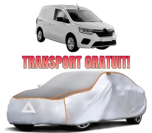 Husa Prelata Antigrindina Auto RENAULT KANGOO III MPV din 2021-2022, Protectie auto contra intemperiilor la grindina, Waterproof, 4x Stickere auto RENAULT