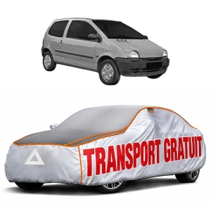 Husa Prelata Antigrindina Auto RENAULT TWINGO I Hatchback Van (S06_) din 1997-2012, Protectie auto contra intemperiilor la grindina, Waterproof, 4x Stickere auto RENAULT
