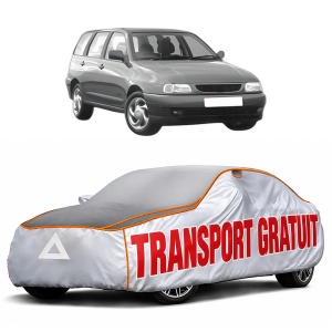 Husa Prelata Antigrindina Auto SEAT CORDOBA Vario (6K5) din 1996-2002, Protectie auto contra intemperiilor la grindina, Waterproof, 4x Stickere auto SEAT