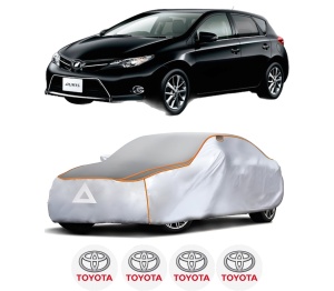 Husa Prelata Antigrindina Auto TOYOTA AURIS (_E18_) din 2012-2018, Protectie auto contra intemperiilor la grindina, Waterproof, 4x Stickere auto TOYOTA - Img 2