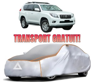 Husa Prelata Antigrindina Auto TOYOTA LAND CRUISER PRADO (_J15_) din 2009-2020, Protectie auto contra intemperiilor la grindina, Waterproof, 4x Stickere auto TOYOTA
