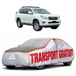 Husa Prelata Antigrindina Auto TOYOTA LAND CRUISER PRADO (_J15_) din 2009-2020, Protectie auto contra intemperiilor la grindina, Waterproof, 4x Stickere auto TOYOTA