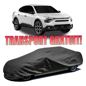 Husa prelata auto pentru CITROEN C4 X (BD_, BE_, BF_) 2022, culoare negru, material textil impermeabil, rezistanta la intemperii praf UV, CARPASSION Husa Protectie