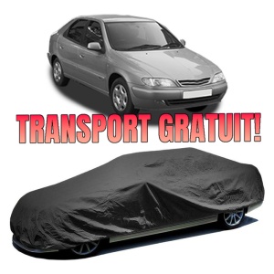Husa prelata auto pentru CITROEN XSARA (N1) 1997 - 2005, culoare negru, material textil impermeabil, rezistanta la intemperii praf UV, CARPASSION Husa Protectie
