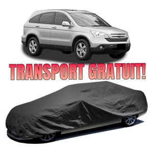 Husa prelata auto pentru HONDA CR-V III (RE_) 2006 - 2012, culoare negru, material textil impermeabil, rezistanta la intemperii praf UV, CARPASSION Husa Protectie