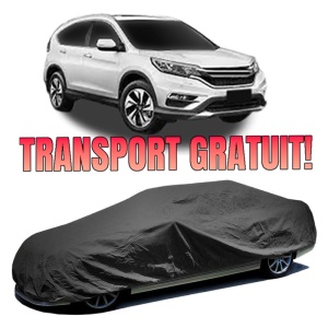 Husa prelata auto pentru HONDA CR-V V (RW_, RT_) 2016 - 2023, culoare negru, material textil impermeabil, rezistanta la intemperii praf UV, CARPASSION Husa Protectie