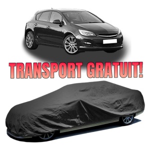 Husa prelata auto pentru OPEL ASTRA J Hatchback Van (P10) 2013 - 2015, culoare negru, material textil impermeabil, rezistanta la intemperii praf UV, CARPASSION Husa Protectie