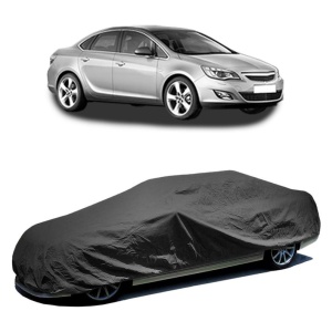 Husa prelata auto pentru OPEL ASTRA J Saloon 2012 - 2015, culoare negru, material textil impermeabil, rezistanta la intemperii praf UV, CARPASSION Husa Protectie - Img 2