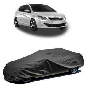 Husa prelata auto pentru PEUGEOT 308 Hatchback Van (LB_) 2015 - 2021, culoare negru, material textil impermeabil, rezistanta la intemperii praf UV, CARPASSION Husa Protectie - Img 2
