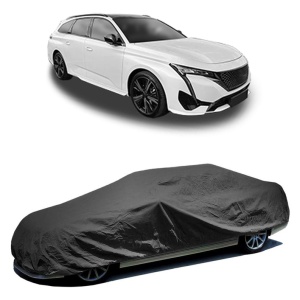 Husa prelata auto pentru PEUGEOT 308 SW III (FC_, FJ_, FR_, F4_, FN_) 2021, culoare negru, material textil impermeabil, rezistanta la intemperii praf UV, CARPASSION Husa Protectie - Img 2