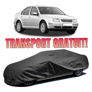 Husa prelata auto pentru Volkswagen Bora I (1J2) 1998 - 2013, culoare negru, material textil impermeabil, rezistanta la intemperii praf UV, CARPASSION Husa Protectie