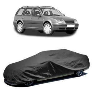 Husa prelata auto pentru Volkswagen Bora Variant (1J6) 1999 - 2005, culoare negru, material textil impermeabil, rezistanta la intemperii praf UV, CARPASSION Husa Protectie - Img 2