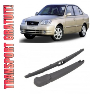 Hyundai Accent III Brat stergator pentru luneta spate cu lamela 360 mm, compatibil cu Hyundai Accent III fabricat intre 2005-2010, calitate extra
