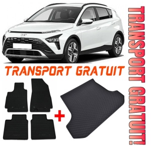 Hyundai Bayon Set Covorase + tavita portbagaj auto Hyundai Bayon fabricatie 05.2021 - prezent, caroserie suv, portbagaj inferior