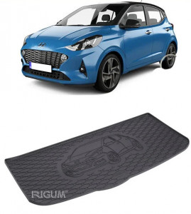 Hyundai I10 III Hatchback din 02.2020 - Prezent, Tavita Pentru Portbagaj Lux Premium Dedicata, Portbagaj Inferior *2 accesorii pentru autoturismul tau - masina v185912