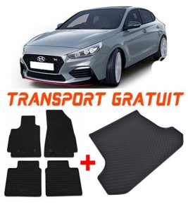 Hyundai I30 Fastback Sedan, Set Covorase + tavita portbagaj auto Fabricata din 12.2017 - Prezent *1 accesorii pentru autoturismul tau - masina v1848