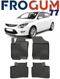 Hyundai I30 I Din 07.2007 - 01.2012, Hatchback , Set Covorase Auto Tip Tavita Premium 3D, din cauciuc accesorii pentru autoturismul tau - masina v168051