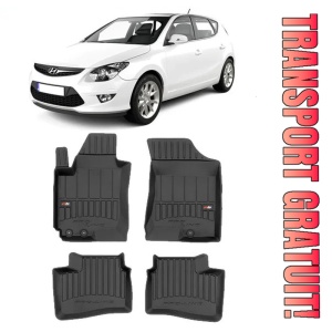 Hyundai I30 I, Hatchback, Din 07.2007 - 01.2012 , Set Covorase Auto Tip Tavita Premium 3D, din cauciuc