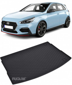Hyundai I30 Tavita pentru portbagaj din cauciuc, compatibila Hyundai I30 Fastback Nperformance fabricatie 2017 - prezent, caroserie hatchback accesorii pentru autoturismul tau - masina v111378