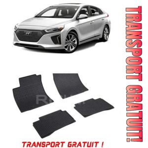 Hyundai Ioniq Elektro, Hatchback, fabricat din 10.2016 - 06.2022, set covorase auto dedicate, din cauciuc 100% Premium - Transport Gratuit