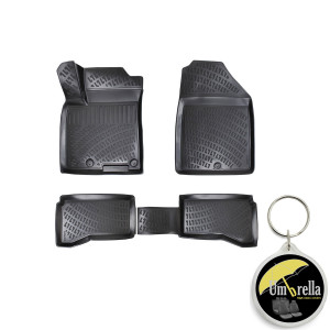 Hyundai Ioniq Hybrid 2017- Set 4 covorase auto din cauciuc tip tavita premium line 3D accesorii pentru autoturismul tau - masina v242030