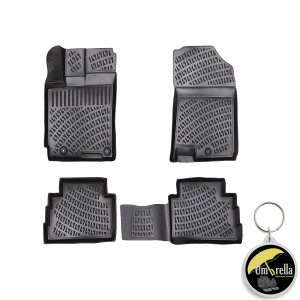Hyundai Kona 2017- Set 4 covorase auto din cauciuc tip tavita premium line 3D accesorii pentru autoturismul tau - masina v242602