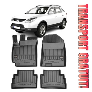 Hyundai Kona, Suv, Din 11.2017 - Prezent, InclusIV Facelift , Set Covorase Auto Tip Tavita Premium 3D, din cauciuc